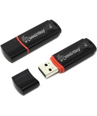 Флэш диск USB Smart Buy 4Gb Crown черный [SB4GBCRW-K]