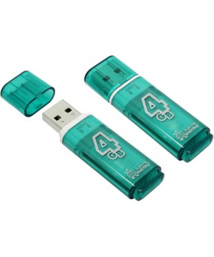 Флэш диск USB Smart Buy 4Gb Glossy зеленый