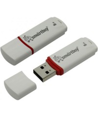Флэш диск USB Smart Buy 8GB Crown белый Флэш диск USB Smart Buy 8GB Crown белый