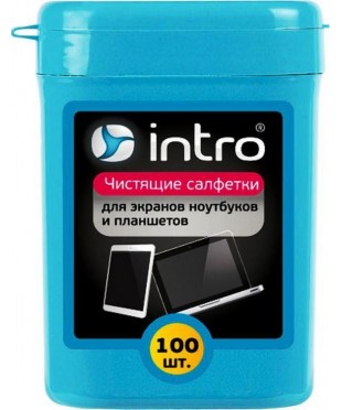 Салфетки чистящие INTRO для LCD TFT мониторов 100шт. Салфетки чистящие INTRO для LCD TFT мониторов 100шт.