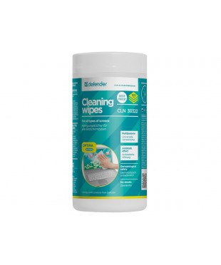 Салфетки влажные DEFENDER CLN30322 для мониторов в тубе (100шт) Салфетки влажные DEFENDER CLN30322 для мониторов в тубе (100шт)
