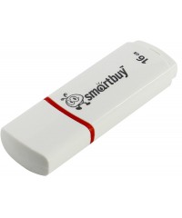 Флэш диск USB Smart Buy 16Gb Crown белый