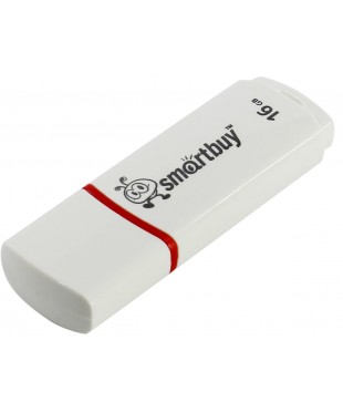 Флэш диск USB Smart Buy 16Gb Crown белый