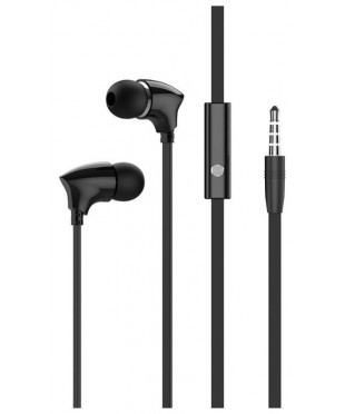 Наушники Borofone BM26 с микрофоном черные (912WDY02QX)