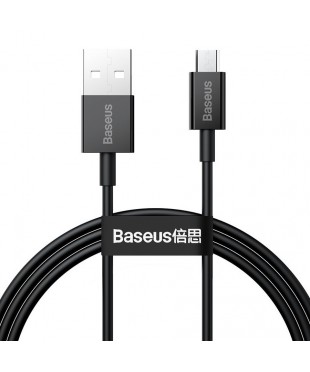 Кабель Baseus Superior Series Fast Charging microUSB - USB 2A (CAMYS-01) черный, 1м