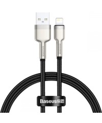 Кабель Baseus Cafule Series Metal Data Cable USB - Lightinig 1m черный Кабель Baseus Cafule Series Metal Data Cable USB - Lightinig 1m черный