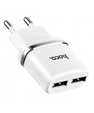 СЗУ-2USB Hoco C12, 2,4A белый СЗУ-2USB Hoco C12, 2,4A белый