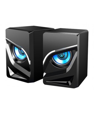 Колонки 2.0 Qumo Rage AS005 10вт, USB, черный Колонки 2.0 Qumo Rage AS005 10вт, USB, черный