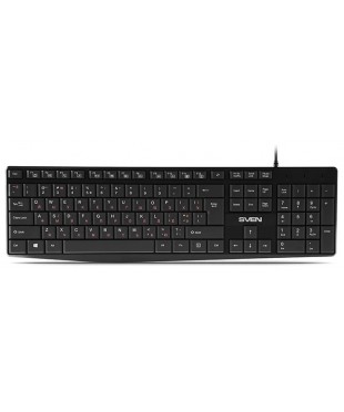 Клавиатура проводная Sven KB-S305 Black Клавиатура проводная Sven KB-S305 Black