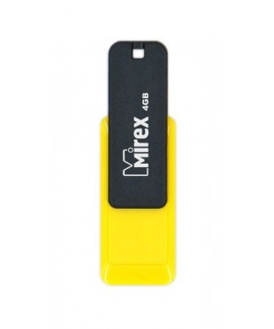 Флэш диск USB Mirex 4GB City желтый Флэш диск USB Mirex 4GB City желтый