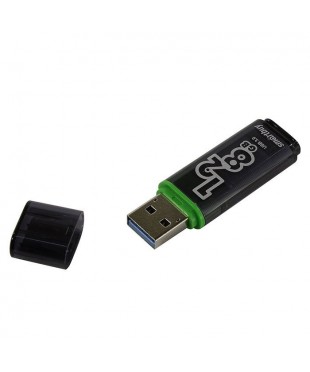 Флэш диск USB3.0 SmartBuy 128GB Glossy темно-серый [SB128GBGS-DG]