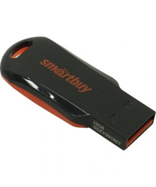 Флэш диск USB2.0 16Gb SmartBuy UNIT черно-красный [SB16GBU-R]