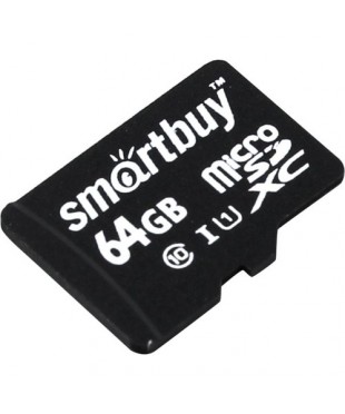 Карта памяти 64GB microSDXC Smart Buy UHS-I Class 10 SB64GBSDCL10-00