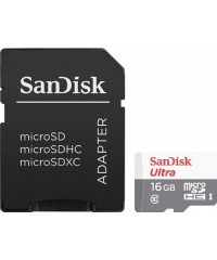 Карта памяти 16GB SanDisk Class10 SDSQUNS-016G-GN3MA UHS-1 Карта памяти 16GB SanDisk Class10 SDSQUNS-016G-GN3MA UHS-1