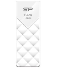 Флэш диск USB Silicon Power 64Gb Blaze B03 белый