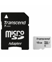 Карта памяти 16GB Transcend Class10 TS16GUSD300S-A UHS-1