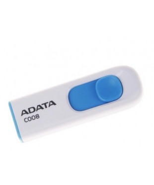 Флэш диск USB ADATA 32Gb C008 AC008-32G-RWE белая