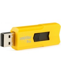 Флэш диск USB Smart Buy 8Gb Stream желтый