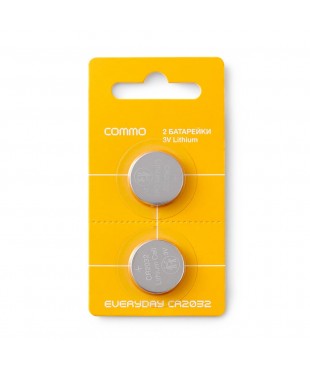 Батарейка литиевая Everyday Batteris Commo CR2032, 3V