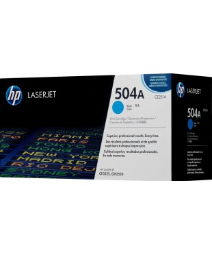 Картридж оригинальный HP CE251A (504A) Cyan для Color LaserJet CP3525/ CM3530 Картридж оригинальный HP CE251A (504A) Cyan для Color LaserJet CP3525/ CM3530