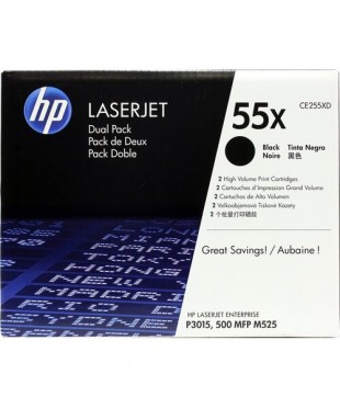 Картридж оригинальный HP CE255XD для LJ 3015/ M525dn Black, оригинал 12500 стр. (двойная упаковка) комплект два картриджа, цена за 1шт Картридж оригинальный HP CE255XD для LJ 3015/ M525dn Black, оригинал 12500 стр. (двойная упаковка) комплект два картриджа, цена за 1шт