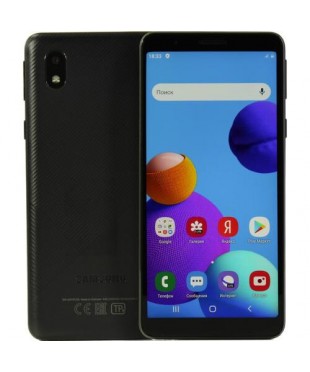 Смартфон Samsung SM-A013F Galaxy A01 16Gb черный Смартфон Samsung SM-A013F Galaxy A01 16Gb черный
