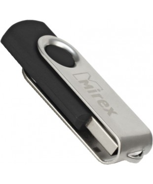 Флэш диск USB 4Gb Mirex Swivel черный