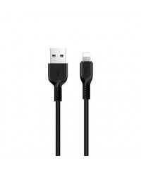 Кабель Hoco X20 Lightning - USB черный