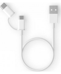 Кабель Xiaomi ZMI USB/Micro/Type-C (AL511) 0.3м White