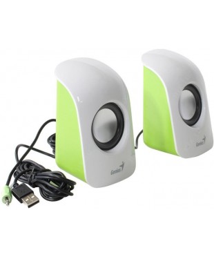 Колонки 2.0 Genius SP-U115 1.5Вт, USB, белые Колонки 2.0 Genius SP-U115 1.5Вт, USB, белые