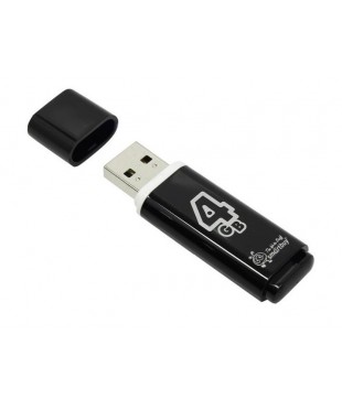 Флэш диск USB Smart Buy 4Gb Glossy черный Флэш диск USB Smart Buy 4Gb Glossy черный
