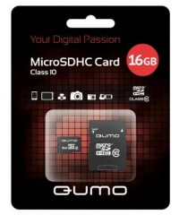 Карта памяти 8GB microSDHC Qumo Class 10 (адаптер) Карта памяти 8GB microSDHC Qumo Class 10 (адаптер)