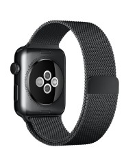 Ремешок Apple Watch 42mm/44mm Milanese Loop черный