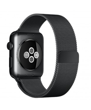 Ремешок Apple Watch 42mm/44mm Milanese Loop черный Ремешок Apple Watch 42mm/44mm Milanese Loop черный