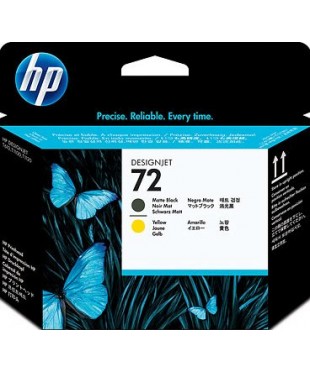 Печатающая головка HP 72 Matte Black and Yellow 130-ml C9384A оригинал Печатающая головка HP 72 Matte Black and Yellow 130-ml C9384A оригинал