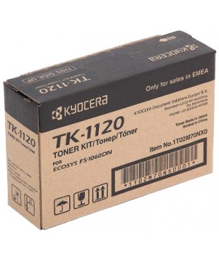 Тонер-картридж оригинальный Kyocera TK-1120 для FS-1060DN/ 1025MFP/ 1125MFP (3000стр) Тонер-картридж оригинальный Kyocera TK-1120 для FS-1060DN/ 1025MFP/ 1125MFP (3000стр)