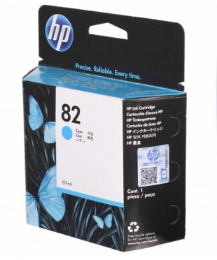 Картридж оригинальный HP C4911A №82 Cyan для DJ 500/ 800/ 815/ 820