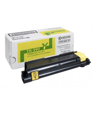 Тонер-картридж оригинальный Kyocera TK-590Y  5 000 стр Yellow для FS-C2026MFP/C2126MFP/C2526MFP/C2626MFP/ C5250DN, P6026CDN/P6526CDN Тонер-картридж оригинальный Kyocera TK-590Y  5 000 стр Yellow для FS-C2026MFP/C2126MFP/C2526MFP/C2626MFP/ C5250DN, P6026CDN/P6526CDN