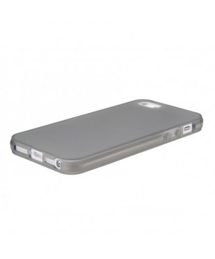 Чехол iPhone 5 силиконовый прозрачный черный Чехол iPhone 5 силиконовый прозрачный черный